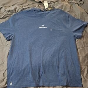 Polo by Ralph Lauren Men's Blue Short Sleeve Tee